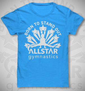 Gymnastics Club T Shirt (ages from 2 to 18) | Diseño de Camiseta por Jonya