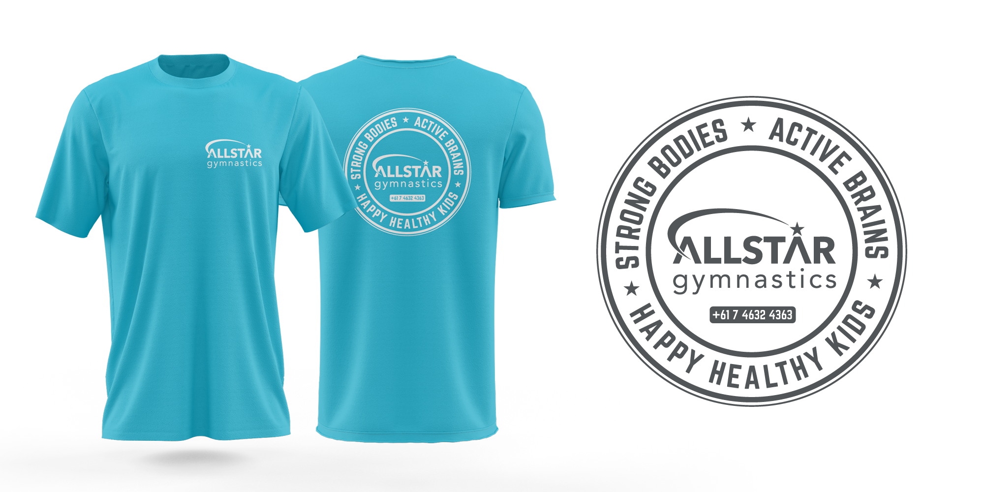 T-shirt Design by Risallah for Allstar Gymnastics Academy | Design #25642978