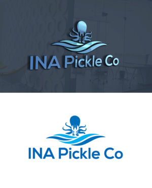 INA Pickle Co | Logo Design by Rickyy