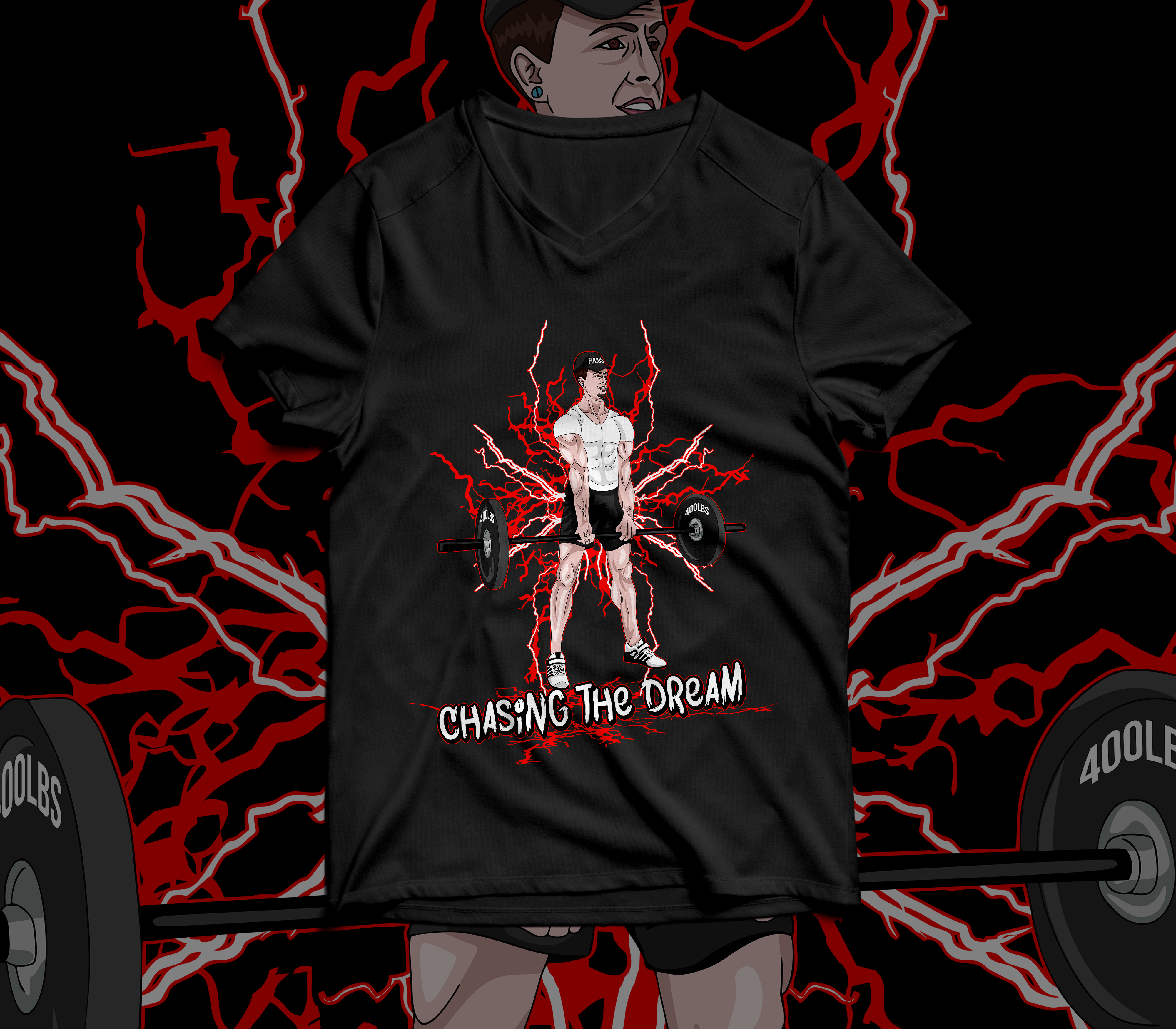 T-shirt Design by dmoeksa for Protocol10 Athletic Apparel | Design #25643563
