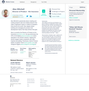 Re-design a highly converting profile page for my website | Web Design by Javelin Studio