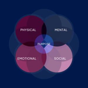 Mandala-like Graphic for Ecosystem of Well-Being | Graphic Design by hover