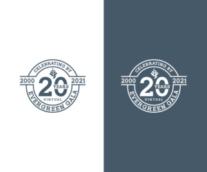 2021 Evergreen Gala: Celebrating 20 Years | Logo Design by Ochieng