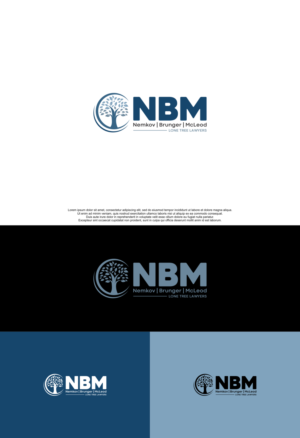 Nemkov| Brunger| McLeod PLLC  or NBM Law can also use Lone Tree Lawyers too | Logo Design by siti MWDesign