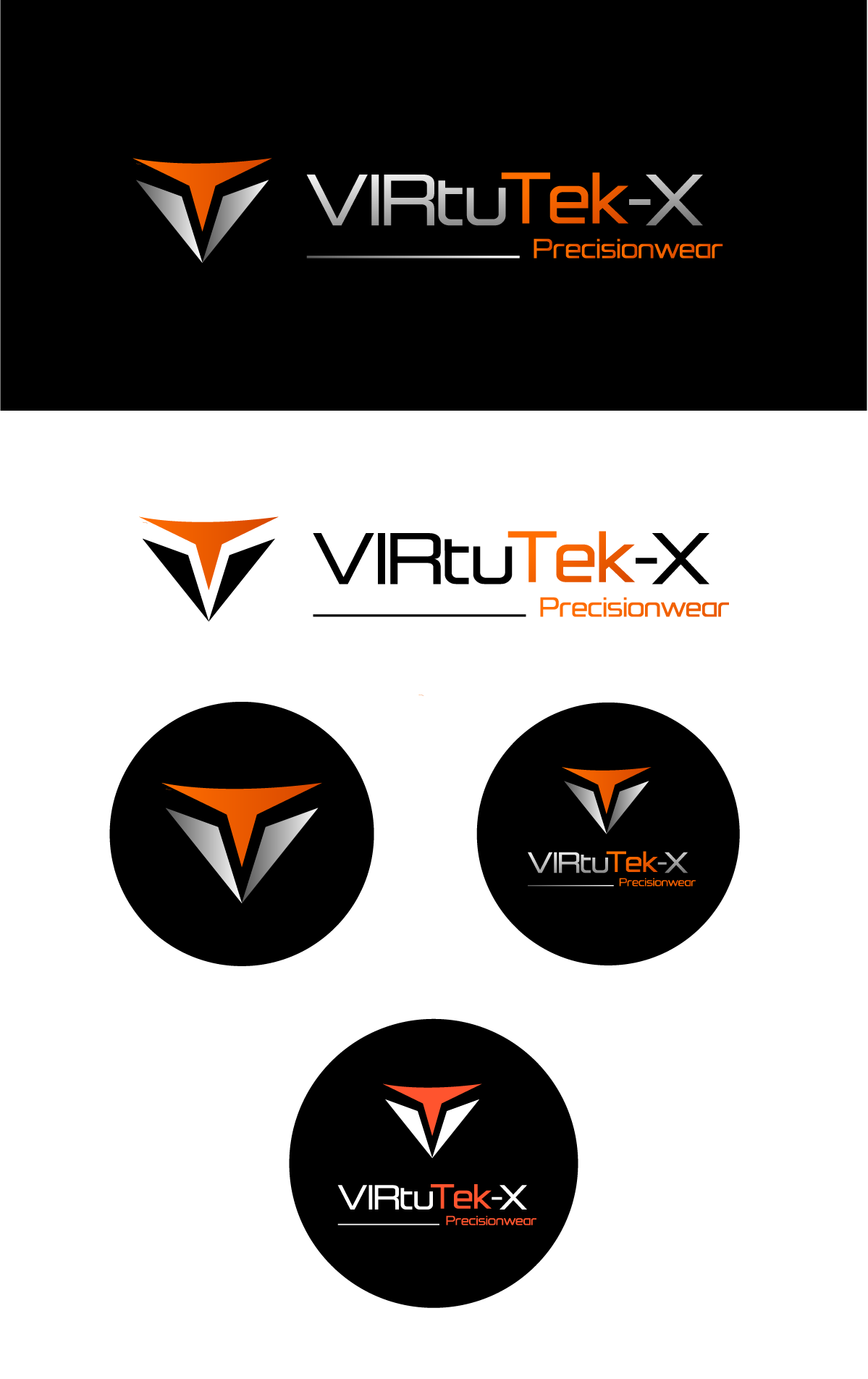 Logo Design by Ng V Duc for Virtutek-X Precisionwear | Design #25642945