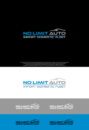 No Limit Auto Import Domestic Fleet | Logo-Design von siti MWDesign
