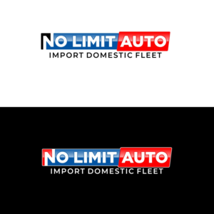 No Limit Auto Import Domestic Fleet | Logo Design by Avilash