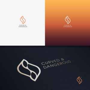 Either “Curved and Dangerous” or just the initials “CD” or “cd” | Logo Design by kresh