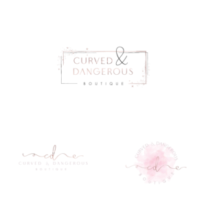 Either “Curved and Dangerous” or just the initials “CD” or “cd” | Logo Design by designstarla