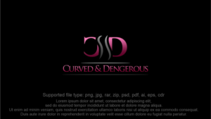 Either “Curved and Dangerous” or just the initials “CD” or “cd” | Logo-Design von Indra Putra
