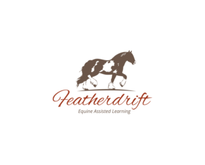 Featherdrift Equine Assisted Learning. | Logo Design by Marta Sobczak 