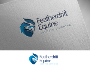 Featherdrift Equine Assisted Learning. | Logo Design by Anhlee
