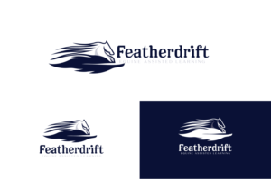 Featherdrift Equine Assisted Learning. | Logo Design by Mosa Abo swelem