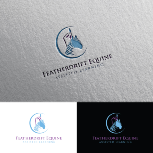 Featherdrift Equine Assisted Learning. | Logo Design by Rii