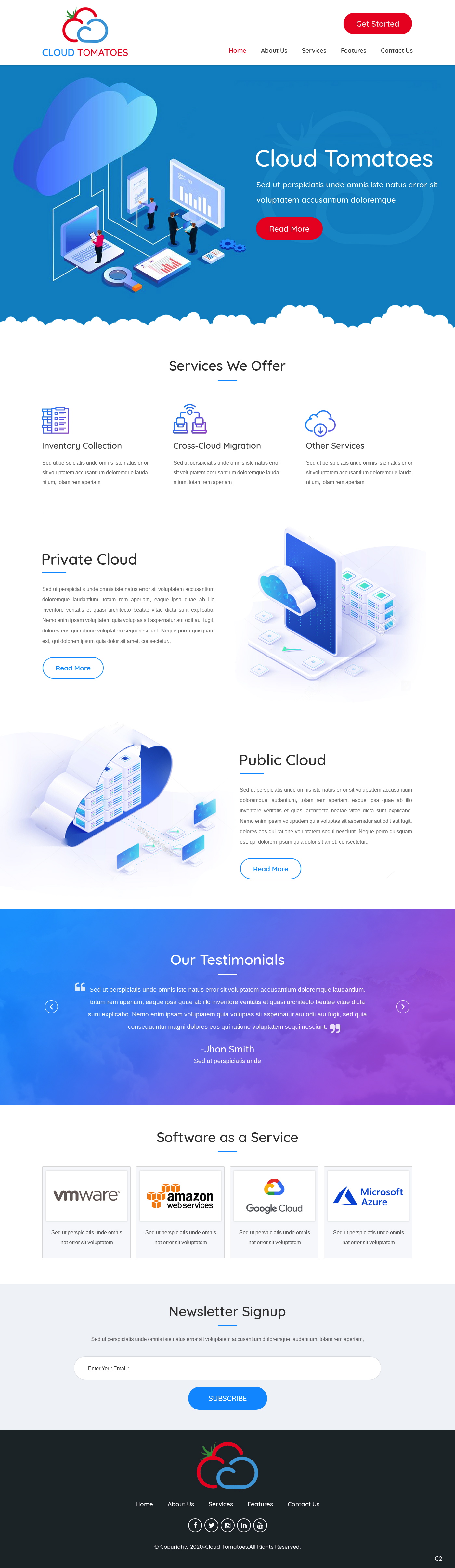 Web Design by pb for Cloud Tomatoes | Design #25635551