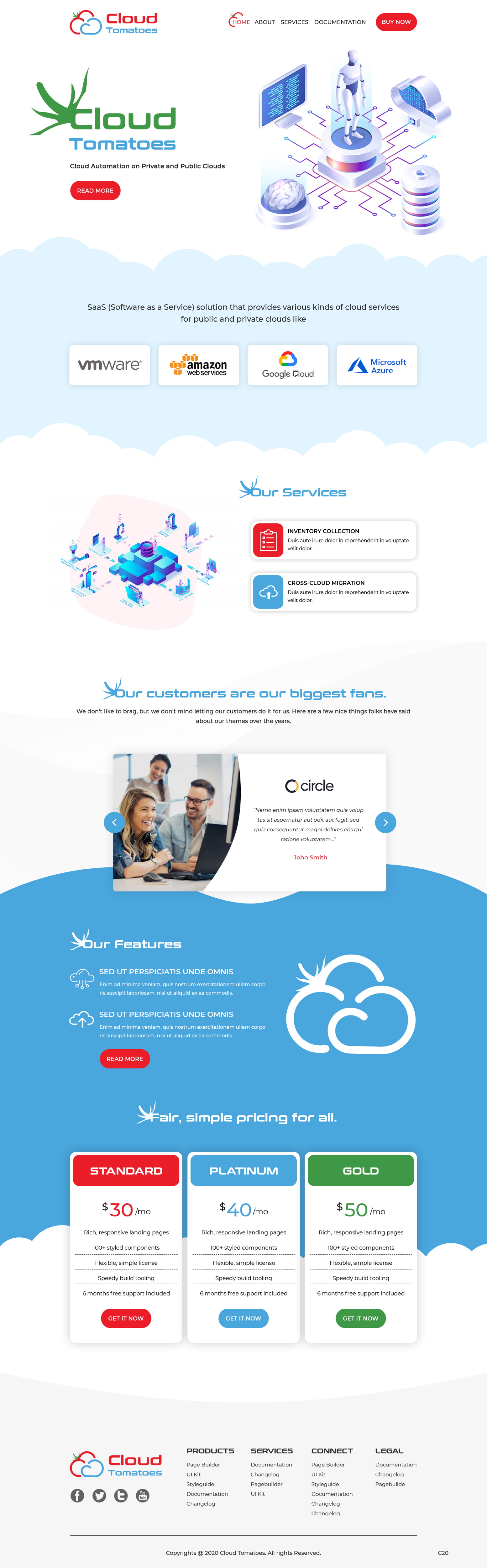 Web Design by pb for Cloud Tomatoes | Design #25635557
