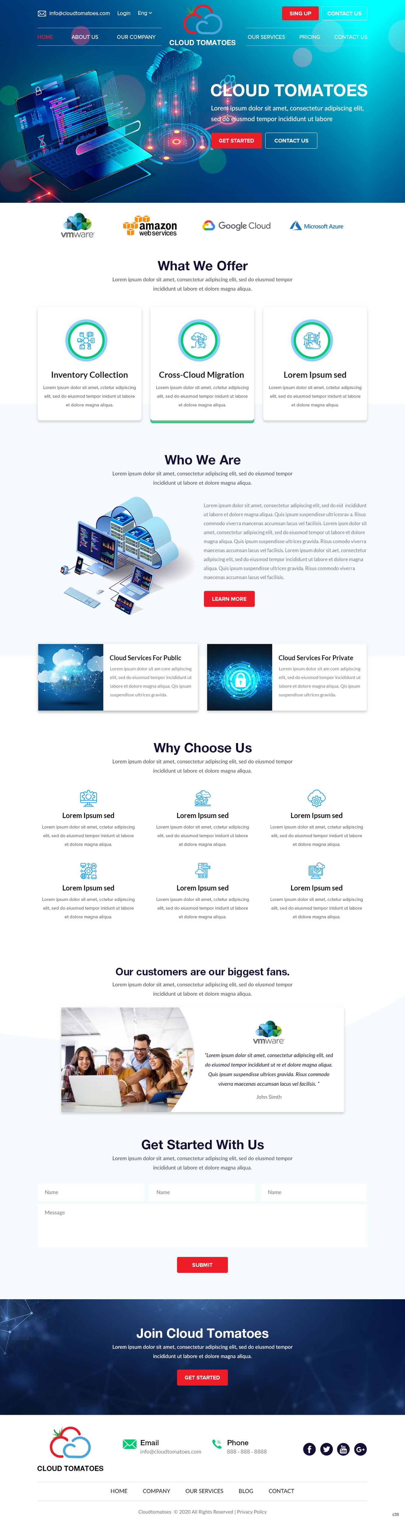 Web-Design von pb für Cloud Tomatoes | Design #25635560