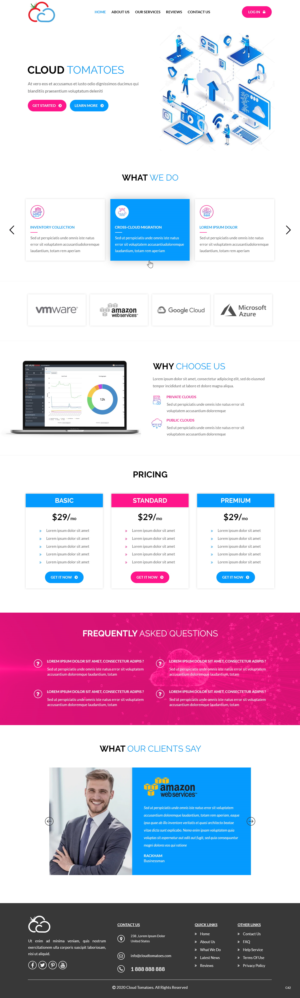 Web-Design von pb für Cloud Tomatoes | Design: #25635568