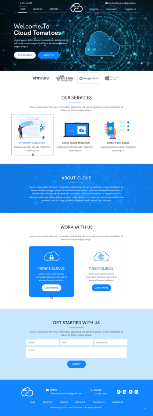 Web-Design von pb für Cloud Tomatoes | Design: #25635569