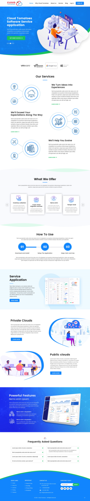 Web-Design von pb für Cloud Tomatoes | Design: #25798304