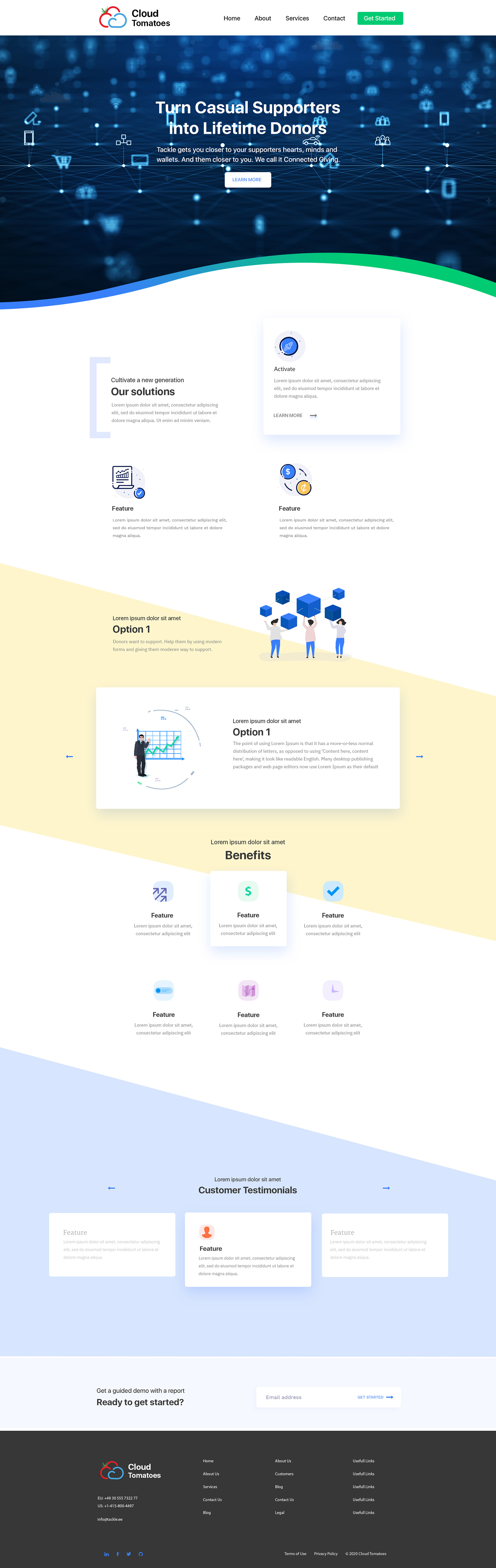 Web Design by Shijo John for Cloud Tomatoes | Design #25641021