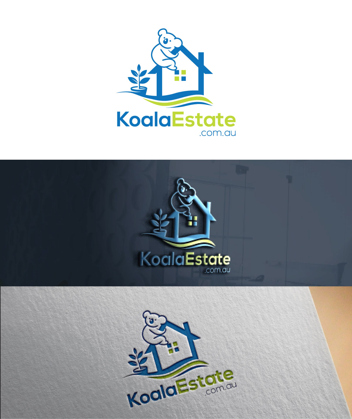 Logo Design by Hridoy Mizi 2 for Koala Estate pty Ltd | Design: #25631057