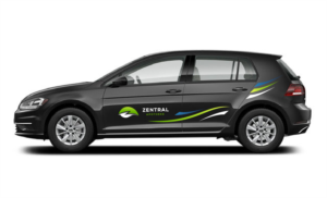 Arzneimittel-Lieferdienst umweltfreundlich mit Elektrofahrzeug | Design de Covering de Véhicule par jose_luiz