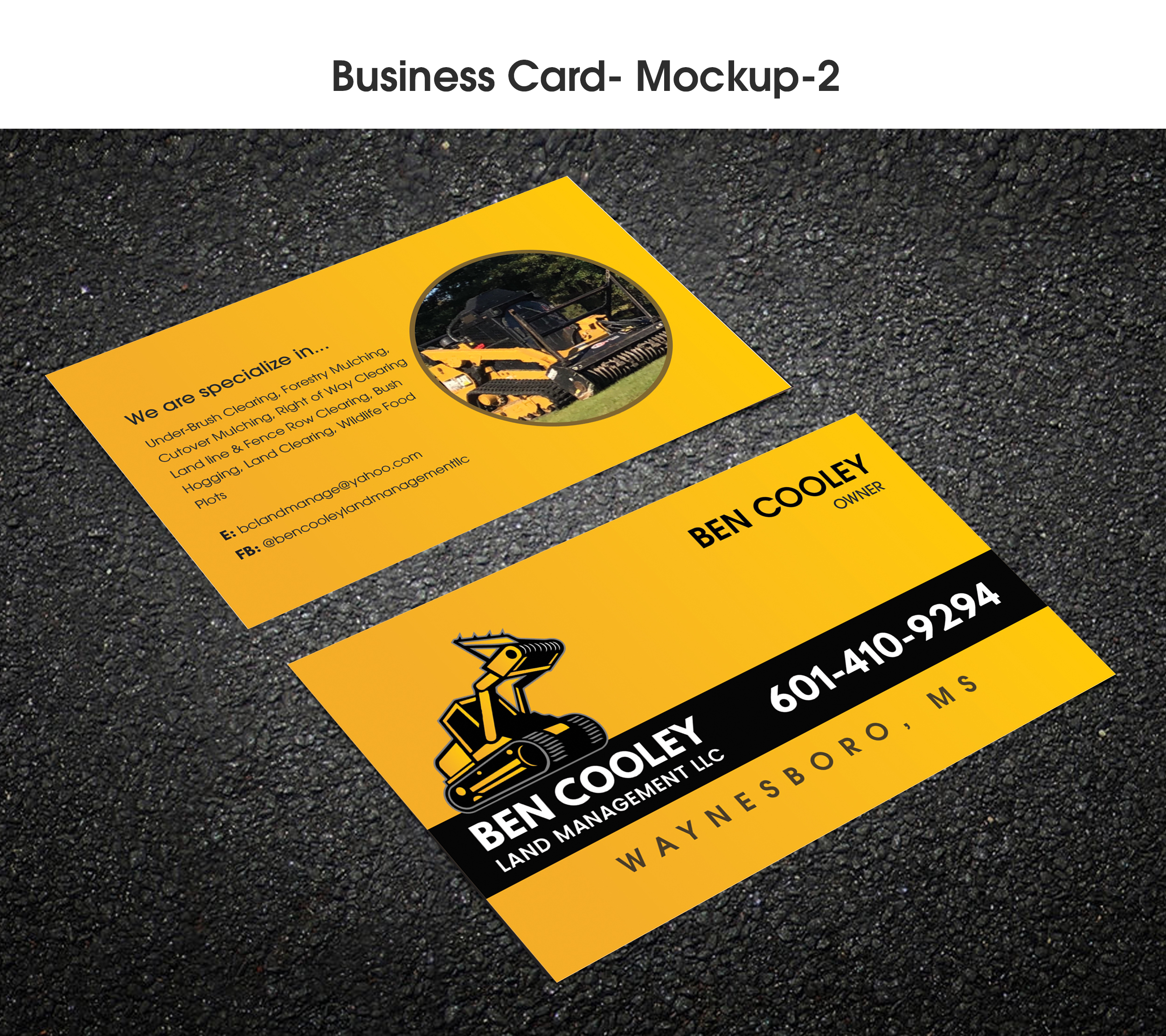 Design de Carte de Visite par Expert Designer pour Ben Cooley Land Management LLC | Design #25633605