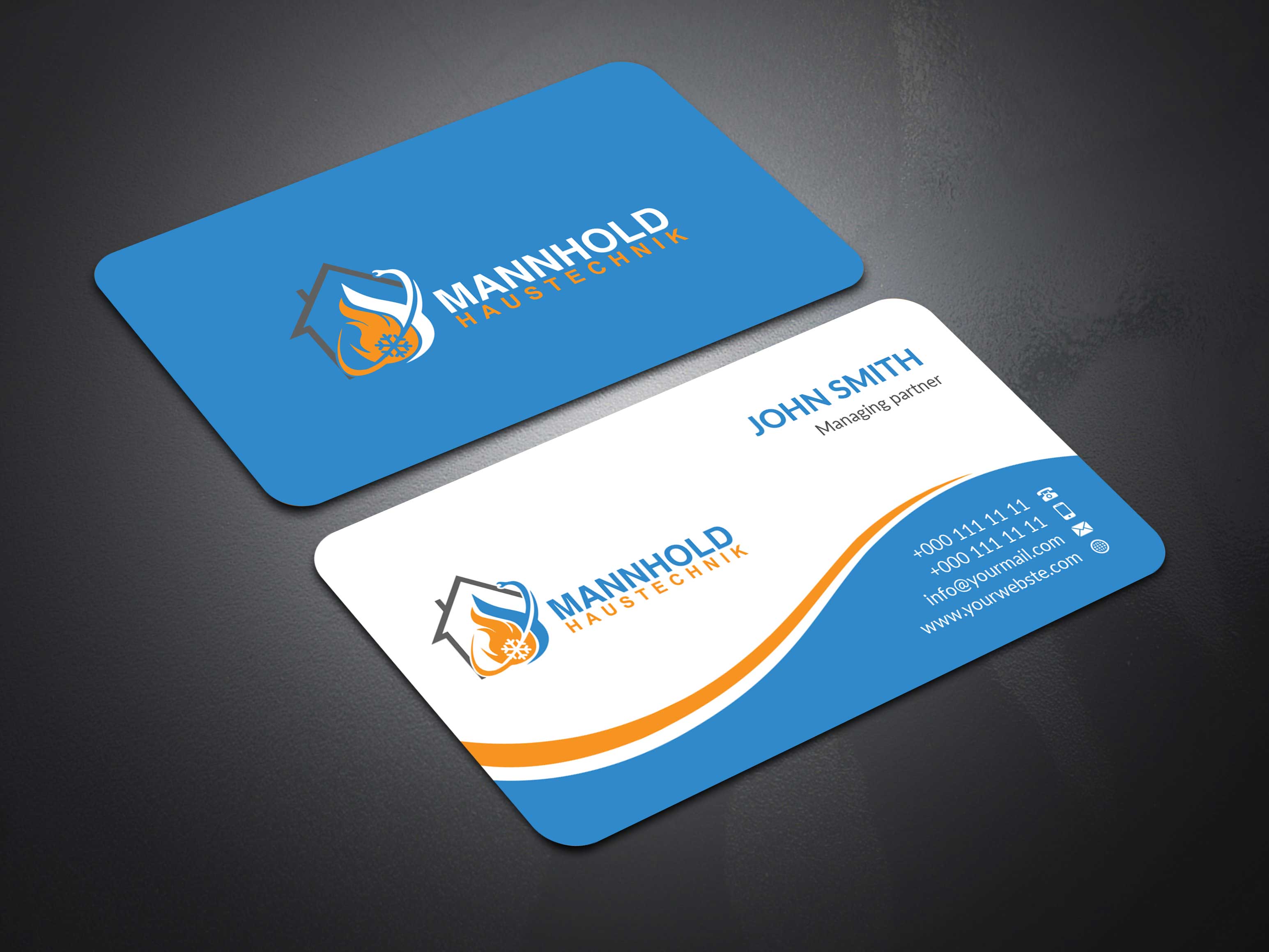 Business Card Design by Musa. A for marcel mannhold | Design #25632354