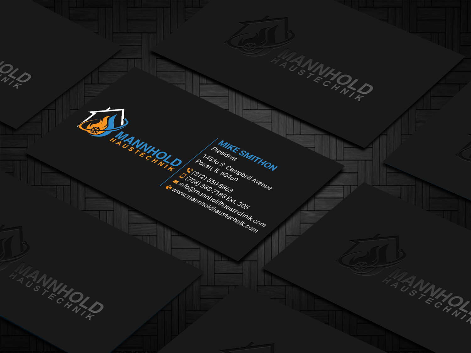 Diseño de Tarjeta de Presentación por DesignShout para marcel mannhold | Diseño #25631939
