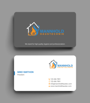 Diseño de Tarjeta de Presentación por DesignShout para marcel mannhold | Diseño: #25634181