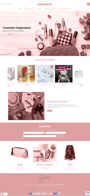 Shopify-Design von pb für dieses Projekt | Design: #25727623