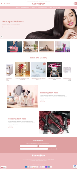 Shopify-Design von pb für dieses Projekt | Design: #25736969