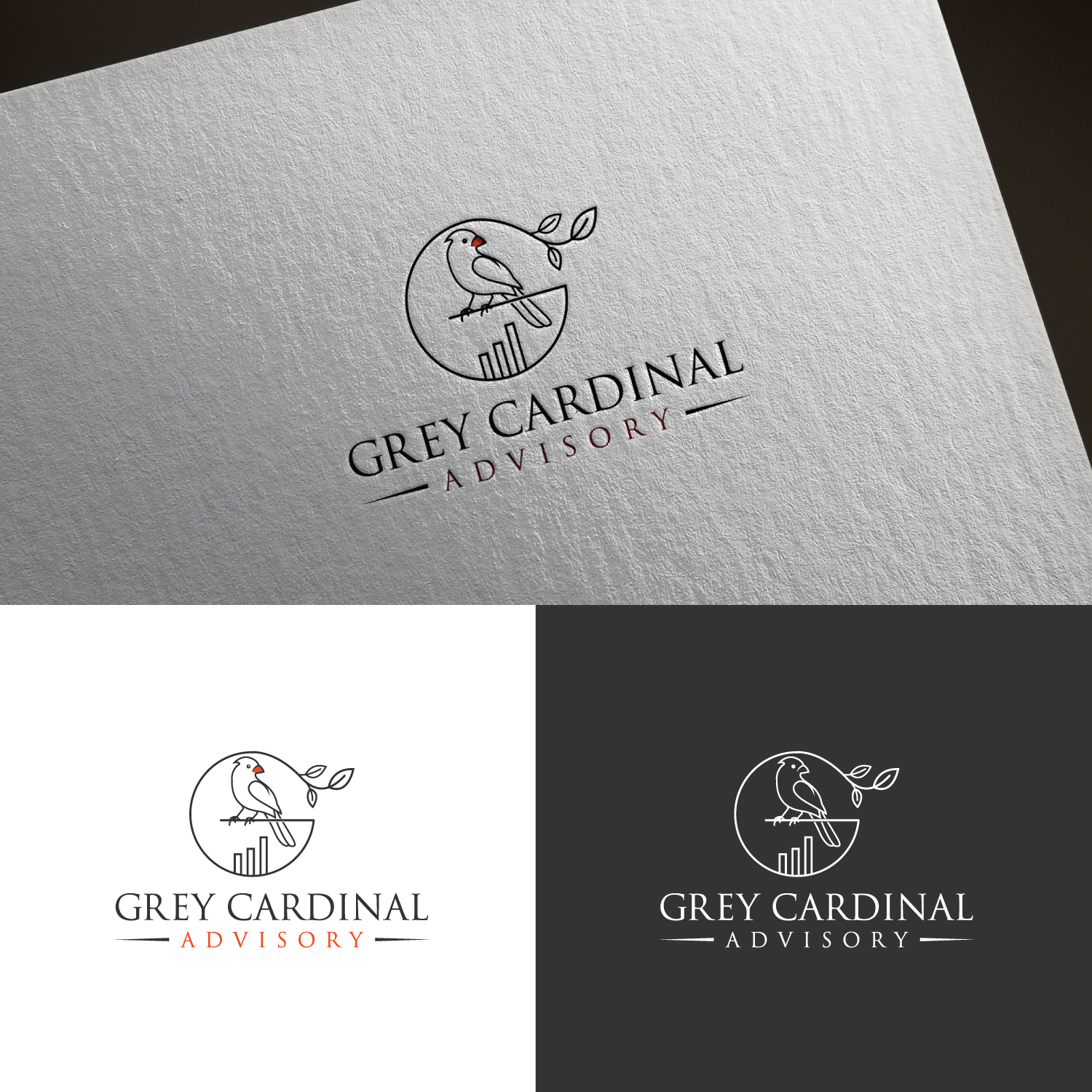Diseño de Logo por sankar999 para Grey Cardinal Advisory | Diseño #25631650