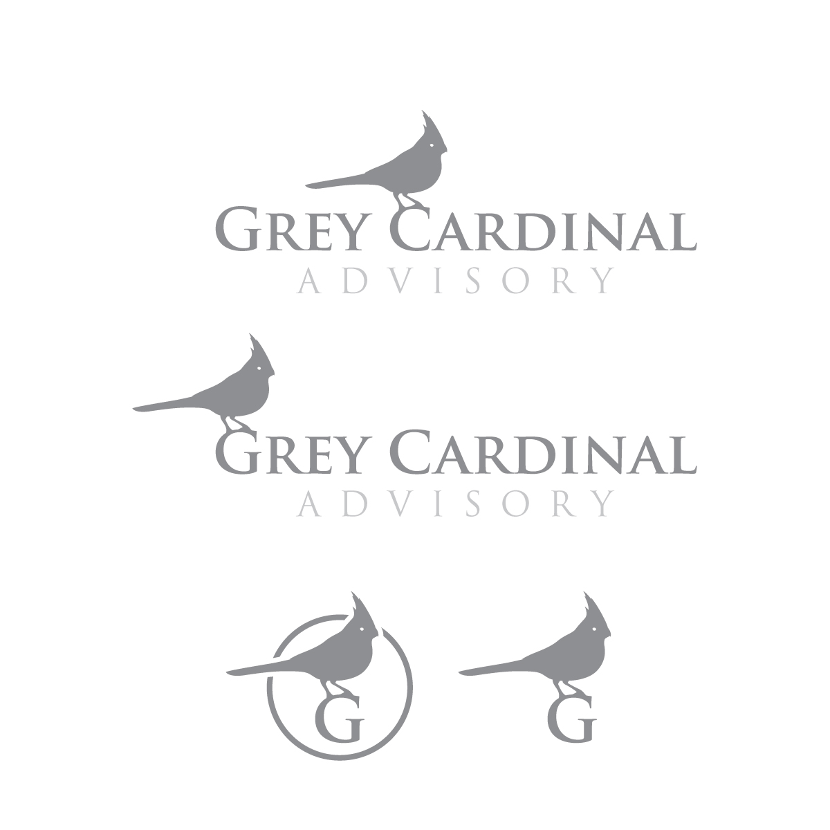 Logo Design by Rii for Grey Cardinal Advisory | Design #25661571
