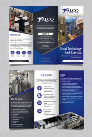 (2) Trifold Brochures needed for automation industry | Diseño de Brochure por alex989