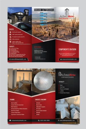 Steel Components Department Product Brochure | Diseño de Flyer por alex989