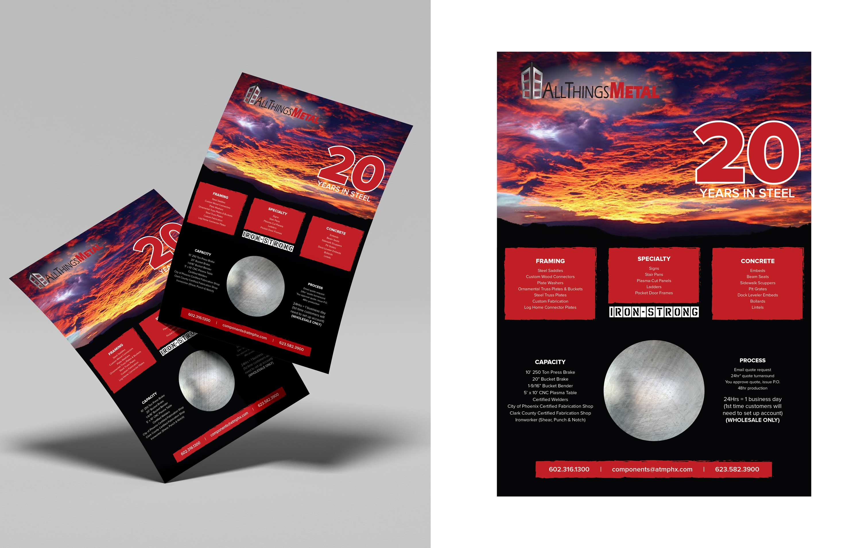 Flyer Design by Deziners Zone for All Things Metal | Design #25636201