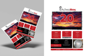 Flyer Design by Deziners Zone for All Things Metal | Design: #25636202