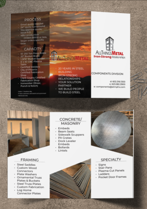 Steel Components Department Product Brochure | Diseño de Flyer por DesignDUO