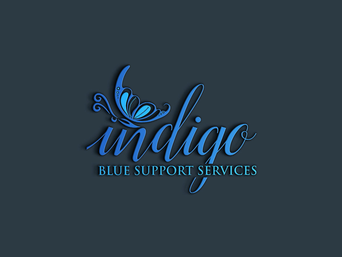 Logo Design by NurDesign for Indigo Blue Support Services  | Design #25632075