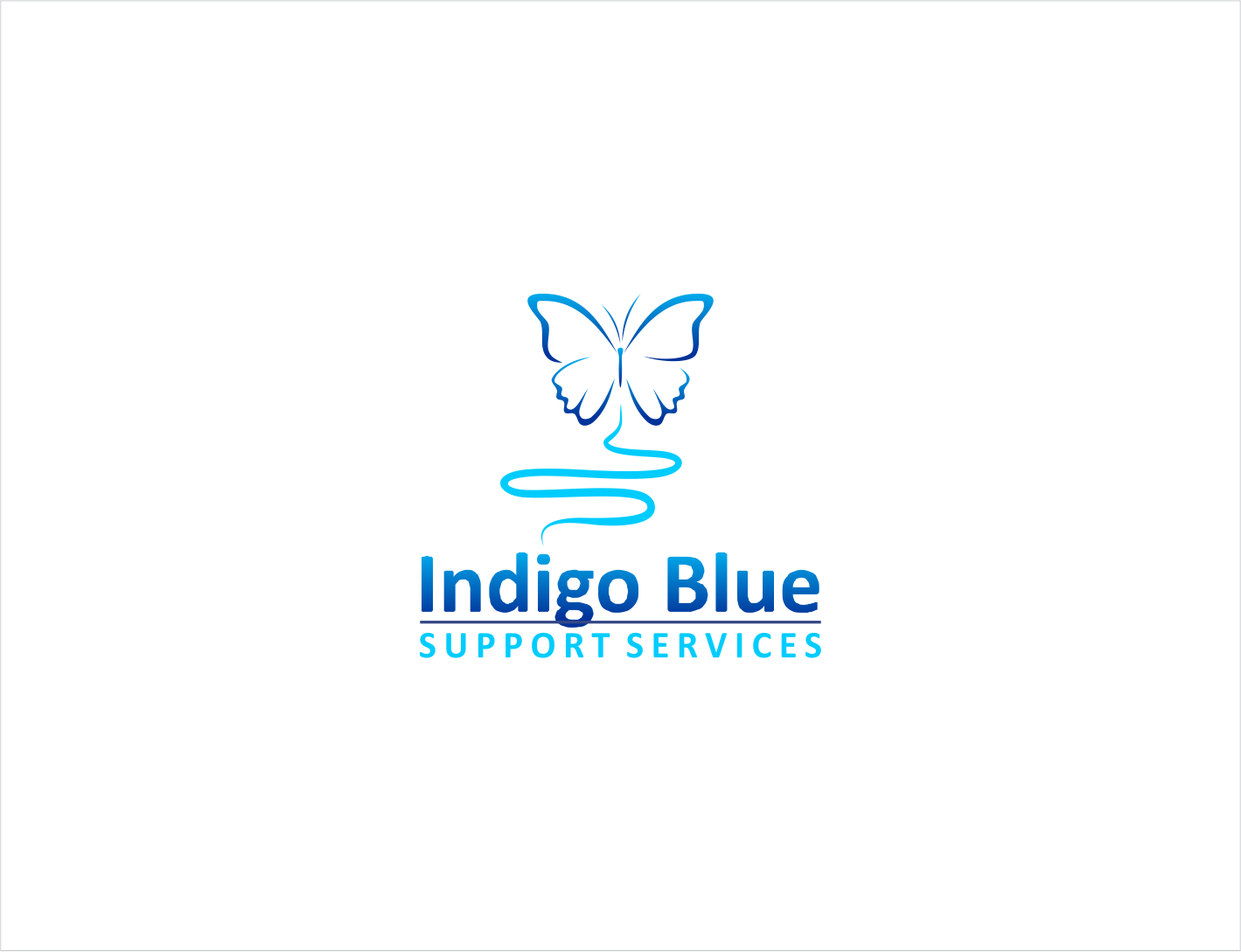 Logo Design by BNdesigner for Indigo Blue Support Services  | Design #25631088
