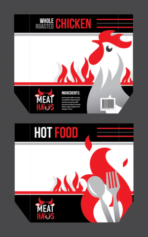 Easy Re-Design for Hot Chicken and Food Bags | Grafik-Design von apolgv