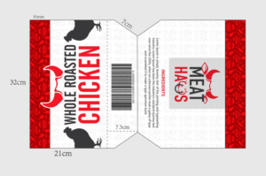 Easy Re-Design for Hot Chicken and Food Bags | Grafik-Design von SAI DESIGNS
