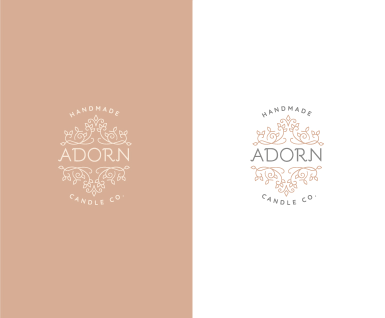 Logo Design by Birdcage for Adorn Candle Co. | Design #25636207