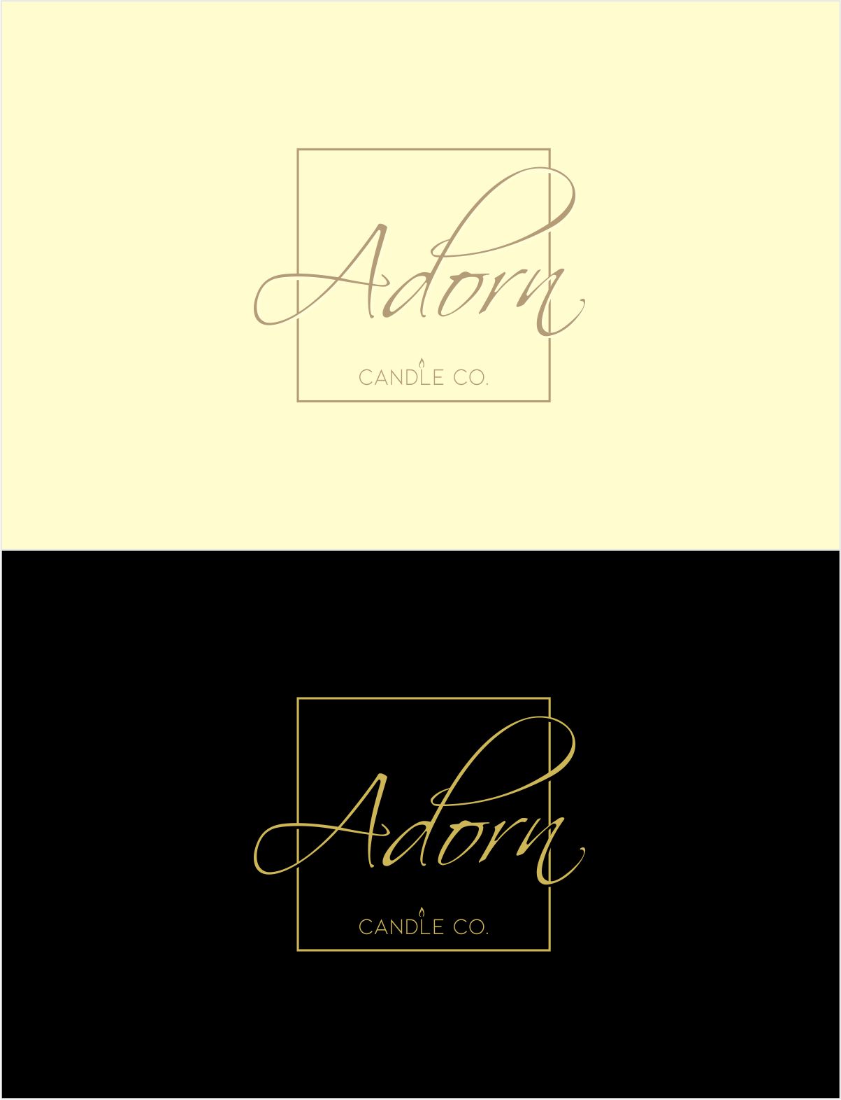 Logo Design by Robby SC for Adorn Candle Co. | Design #25632509