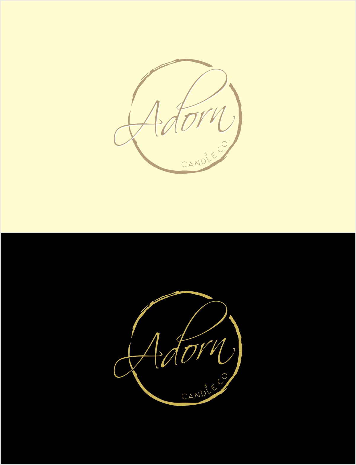 Logo Design by Robby SC for Adorn Candle Co. | Design #25632511