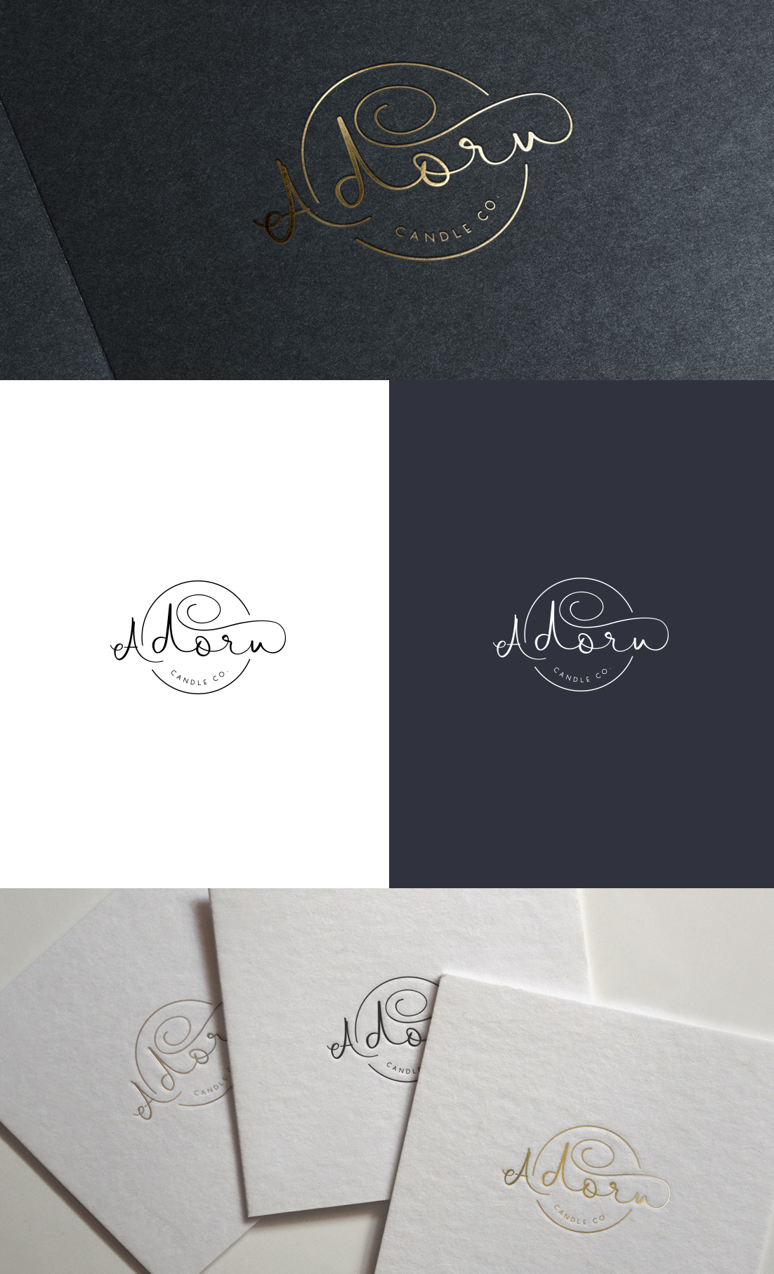 Logo Design by GLDesigns for Adorn Candle Co. | Design #25635022