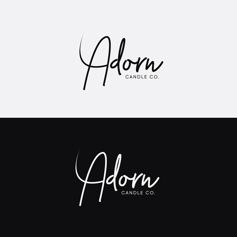 Logo Design by IdentsArt for Adorn Candle Co. | Design #25632334