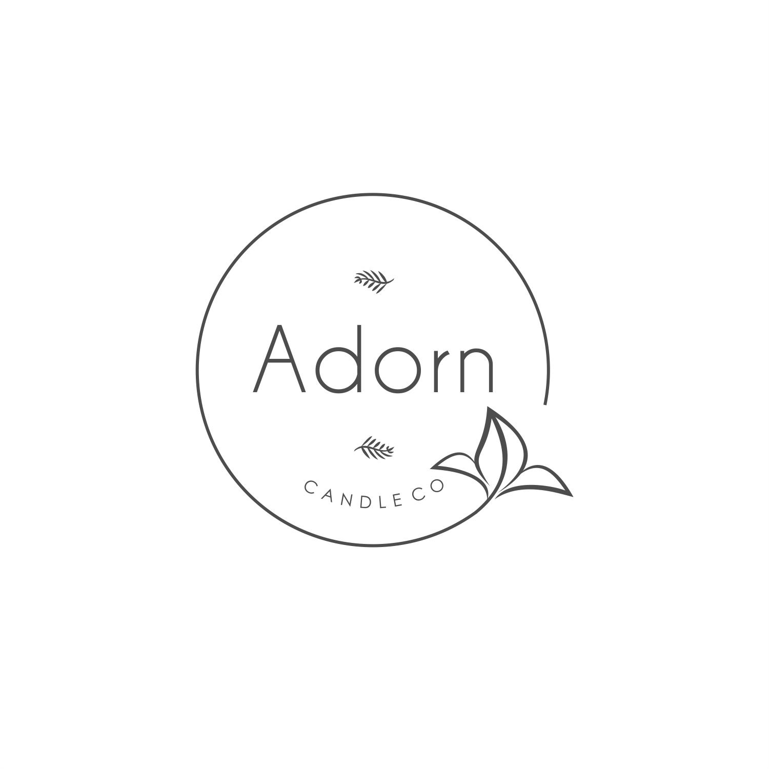 Diseño de Logo por ThiagoB para Adorn Candle Co. | Diseño #25636096